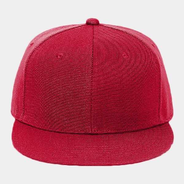 OTTO CAP "OTTO FIT" 6 Panel Mid Profile Flat Visor Baseball Cap Thumbnail